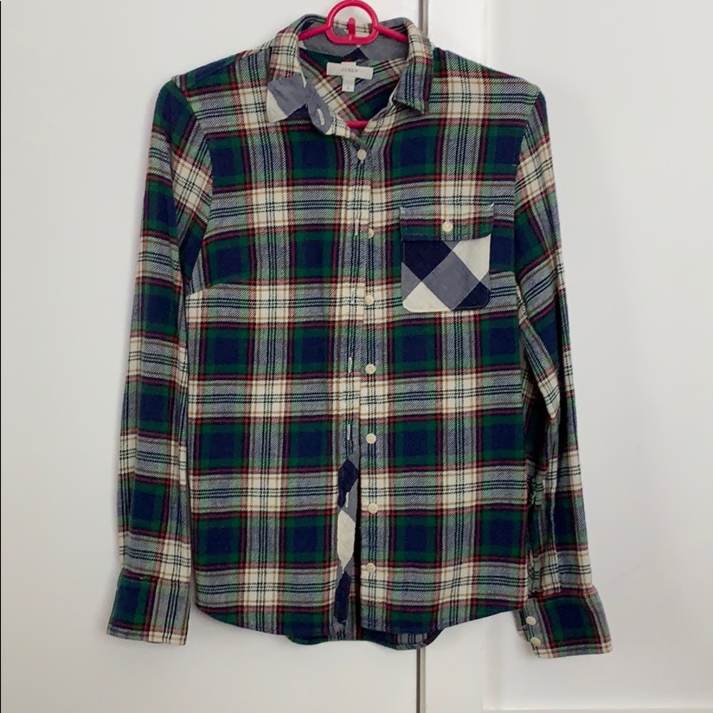 Jcrew flannel size 0